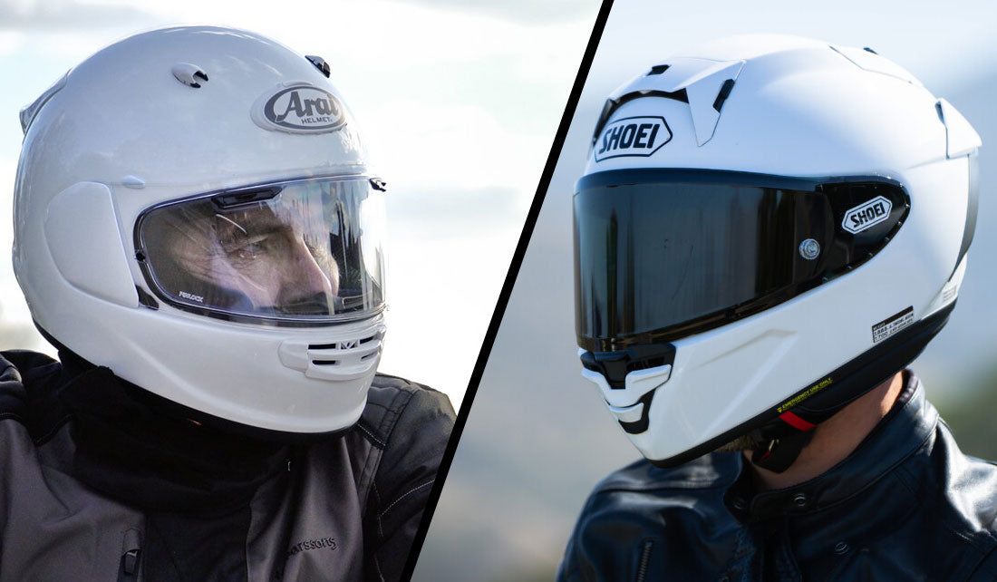 Shoei vs. Arai: Motorcycle Helmets Compared