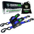 1" x 10' Retractable Ratchet Straps