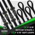 1" x 15' Ratchet Tie-Down Set (4-Pack)