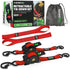 2" x 10' Retractable Ratchet Straps