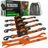 2" x 10' Retractable Ratchet Straps