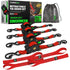 2" x 10' Retractable Ratchet Straps