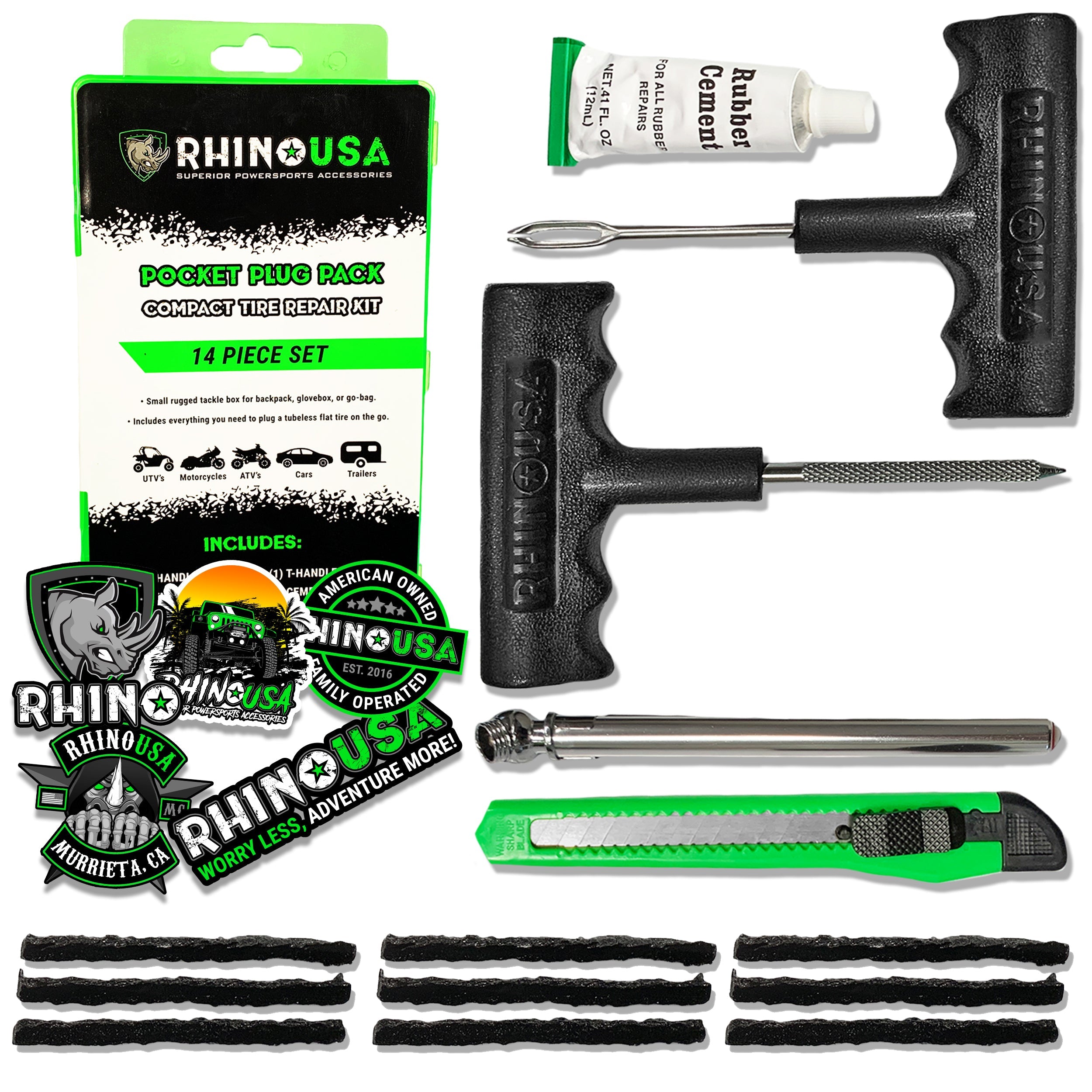 SXS / UTV / ATV Pro Kinetic Kit Recovery Rhino USA 