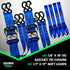 1.6" x 15' HD Ratchet Tie-Down Set (4-Pack)